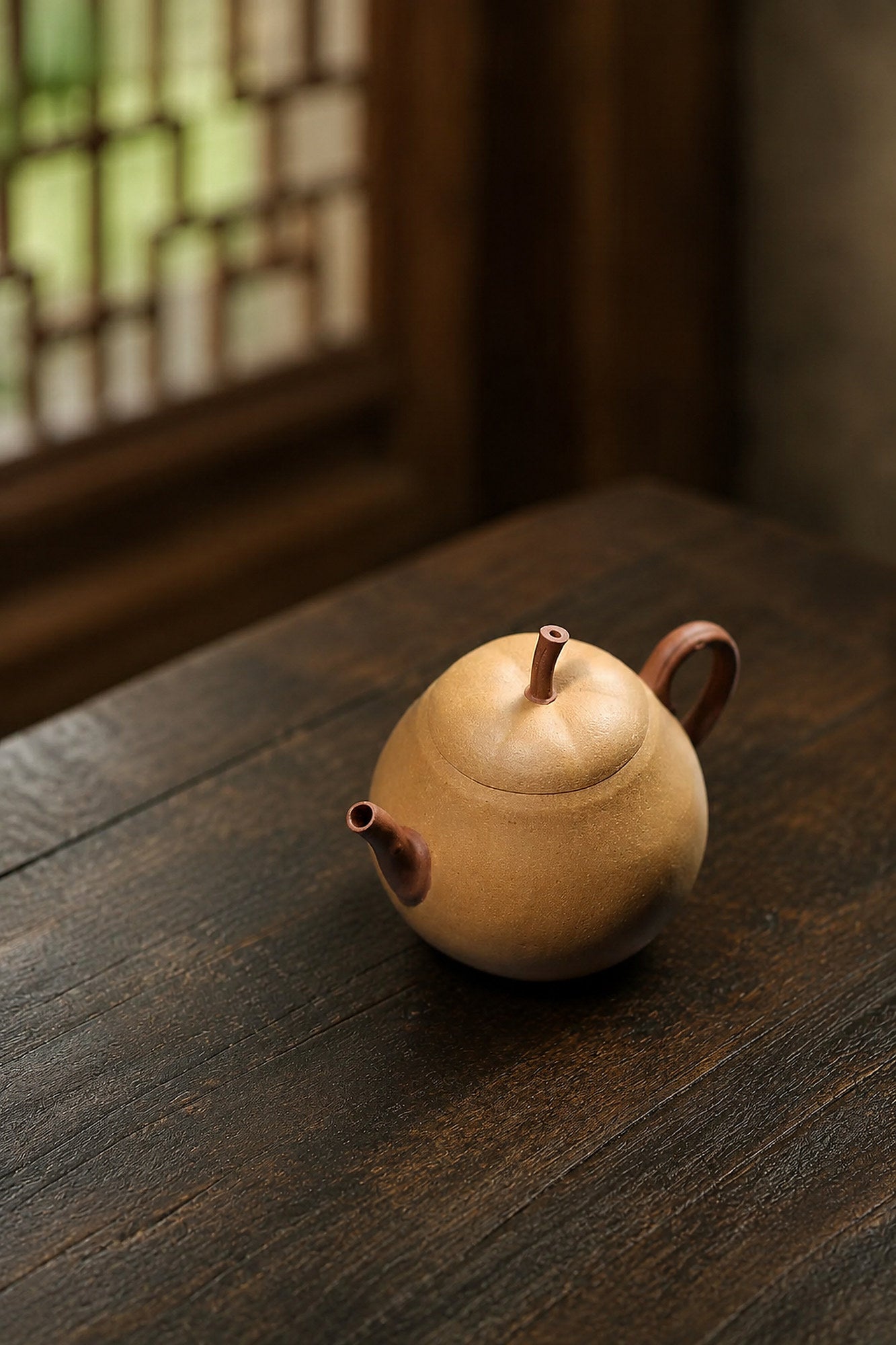 Product view 5 of 160ml Sculptural Form zisha teapot in Duanni Clay, No. 300