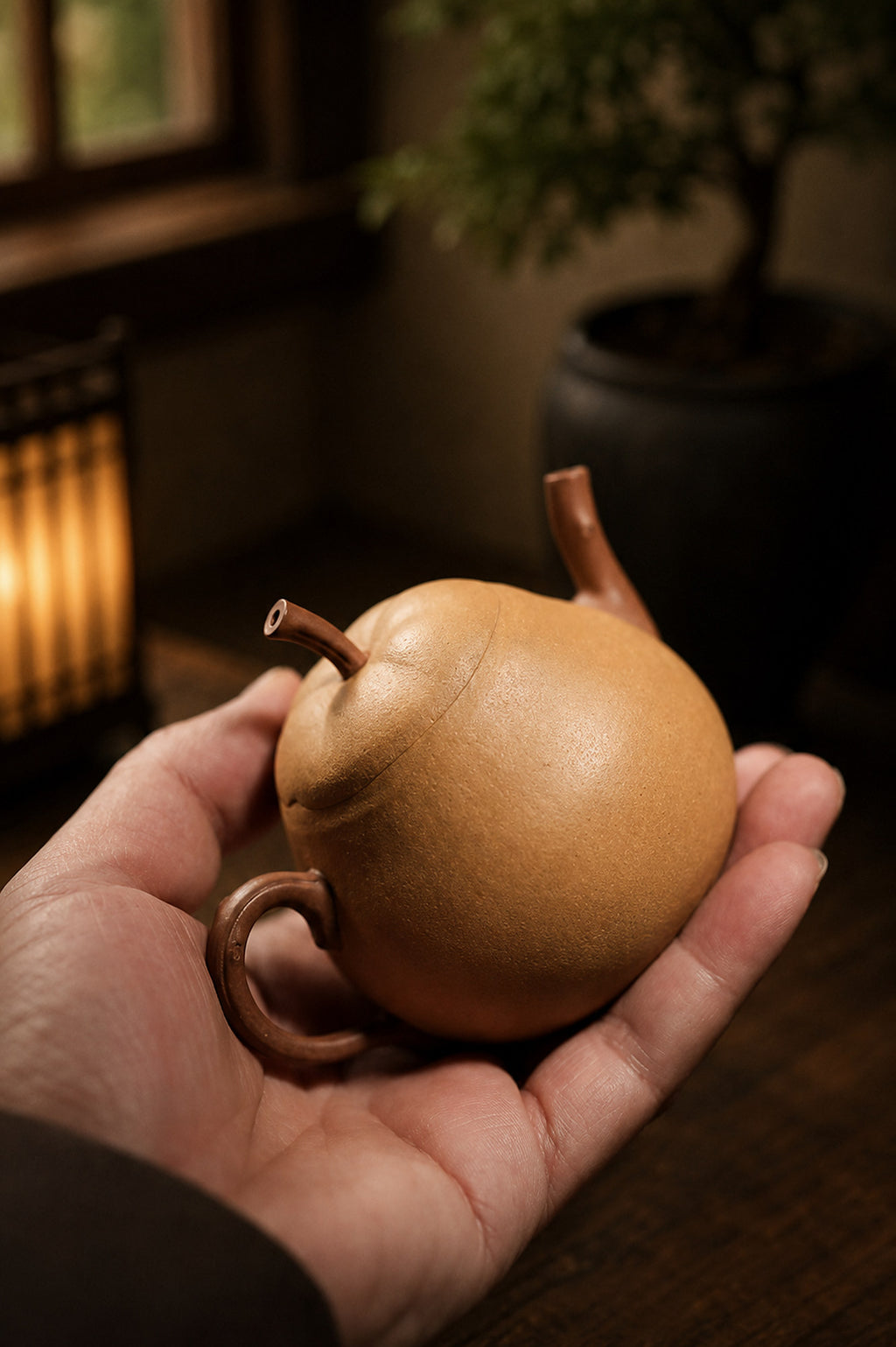 Product view 9 of 160ml Sculptural Form zisha teapot in Duanni Clay, No. 300