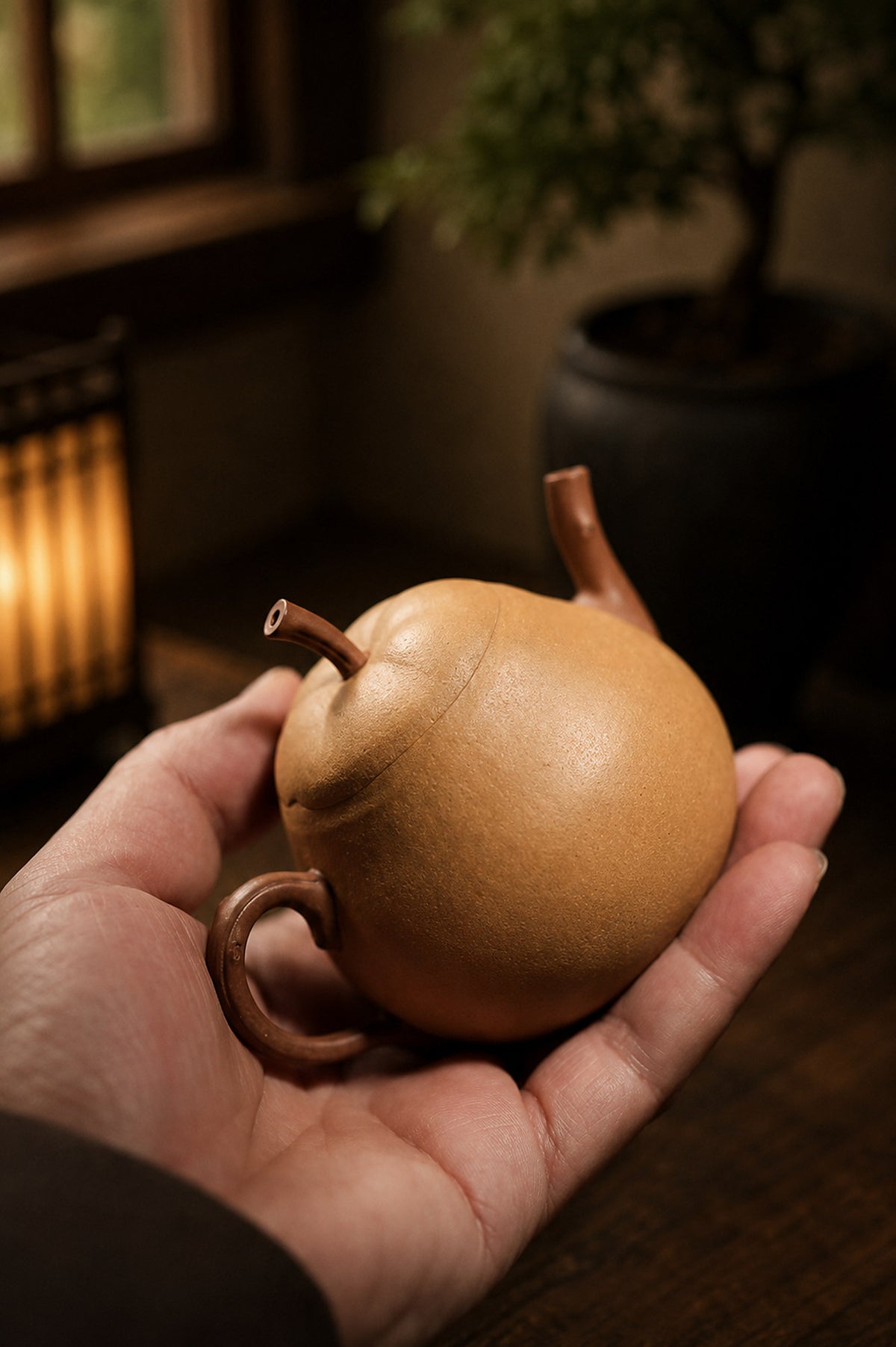 Product view 9 of 160ml Sculptural Form zisha teapot in Duanni Clay, No. 300