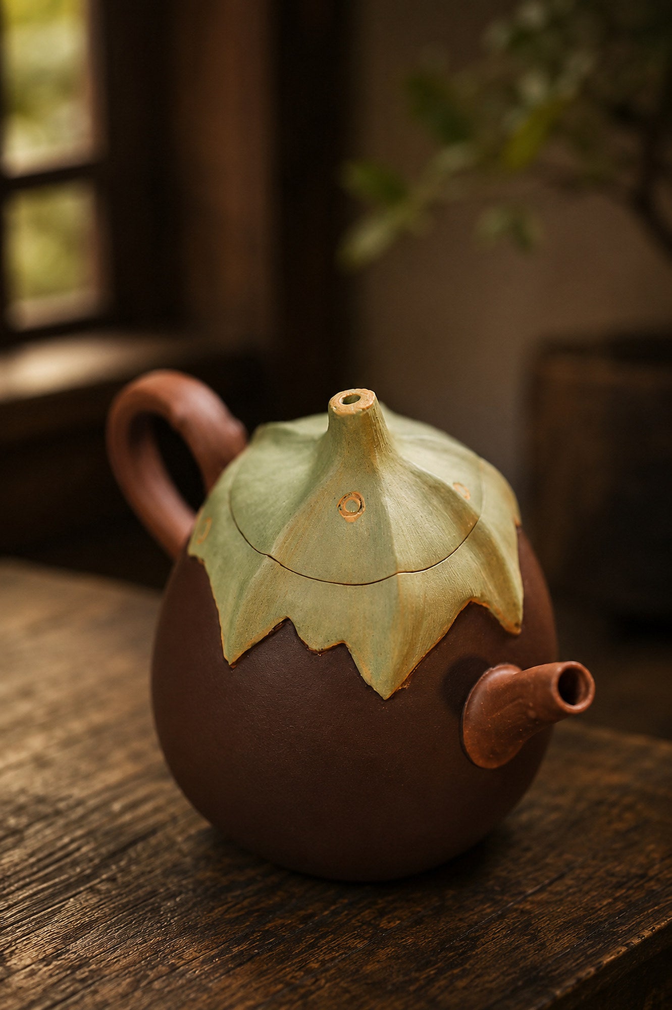 Product view 1 of 150ml Sculptural Form zisha teapot in Duanni Clay, No. 301