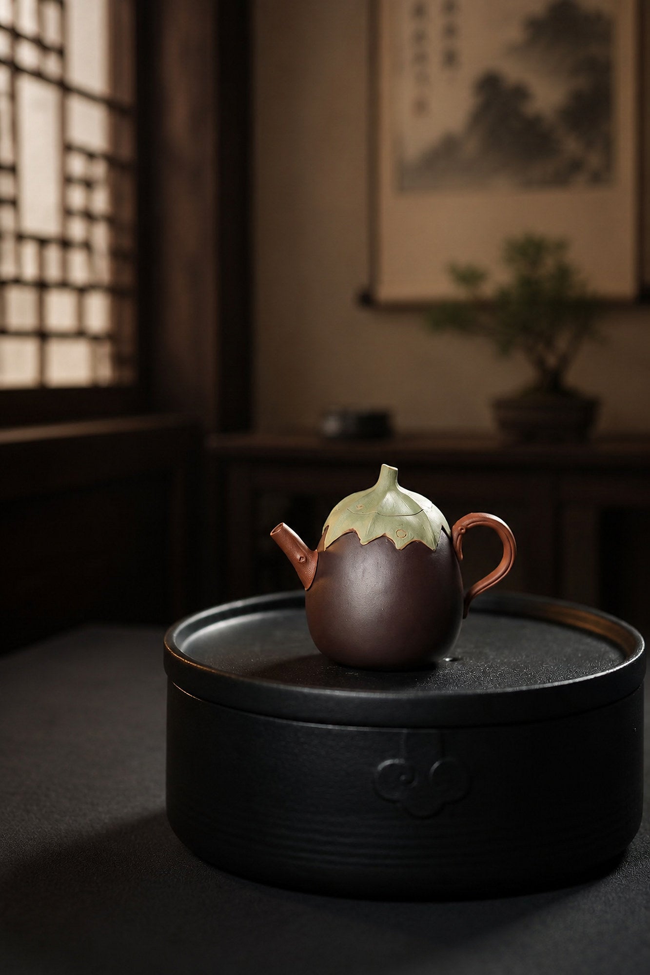 Product view 5 of 150ml Sculptural Form zisha teapot in Duanni Clay, No. 301