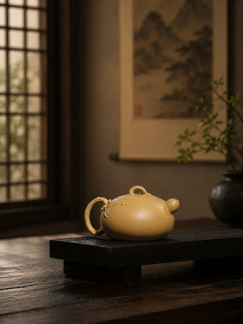 Product view 2 of 100ml Sculptural Form zisha teapot in Duanni Clay, No. 304