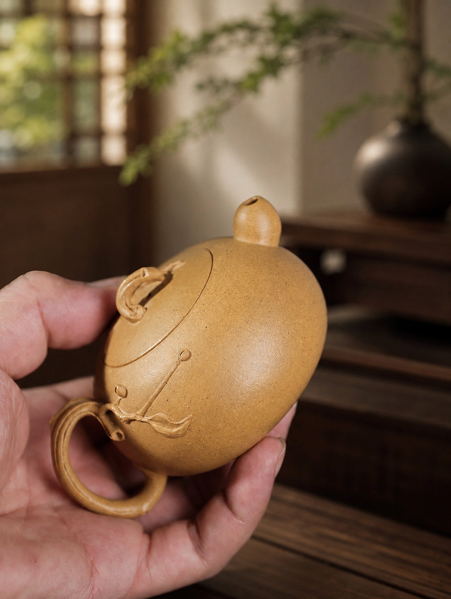 Product view 4 of 100ml Sculptural Form zisha teapot in Duanni Clay, No. 304