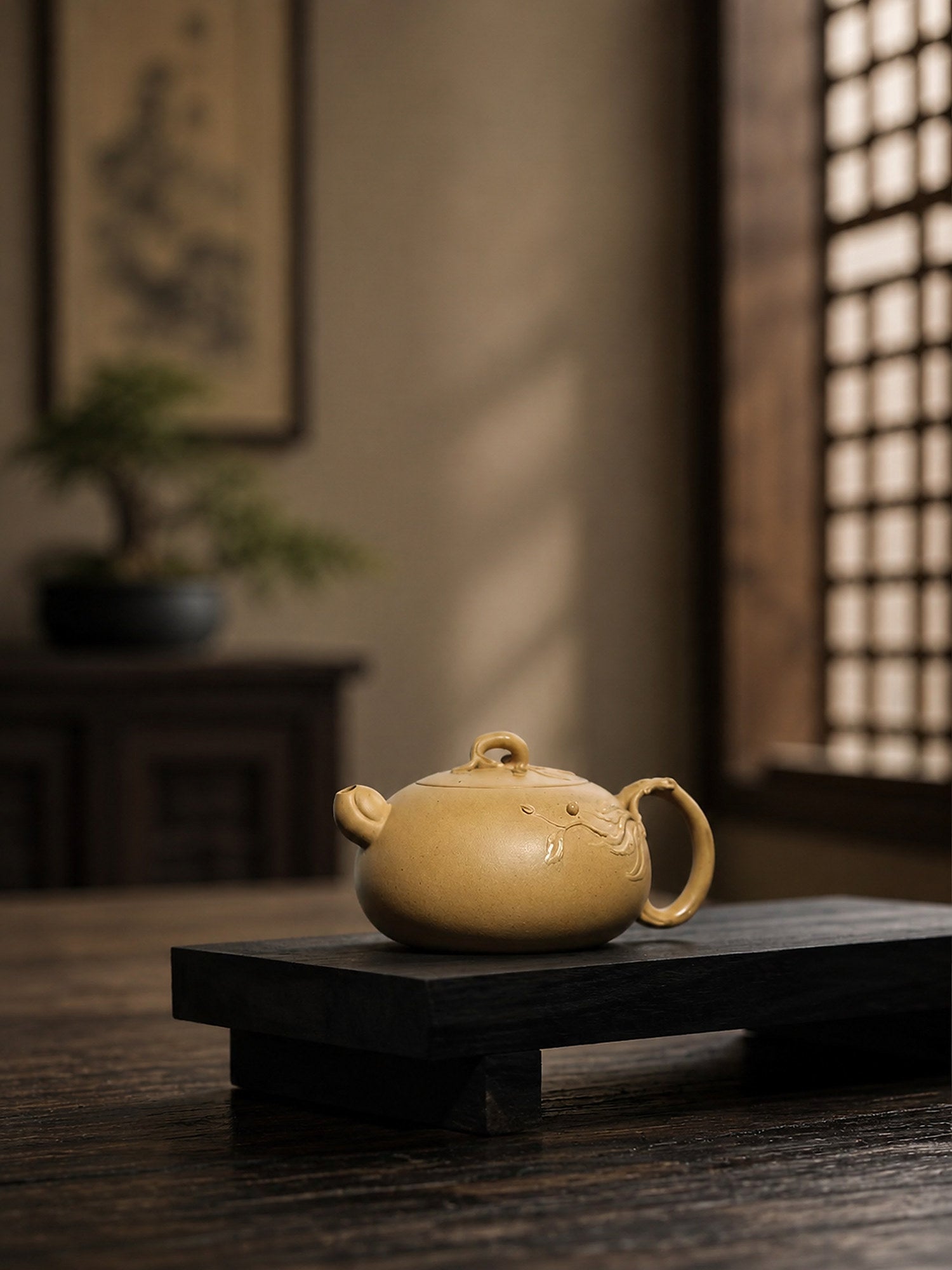 Product view 5 of 100ml Sculptural Form zisha teapot in Duanni Clay, No. 304