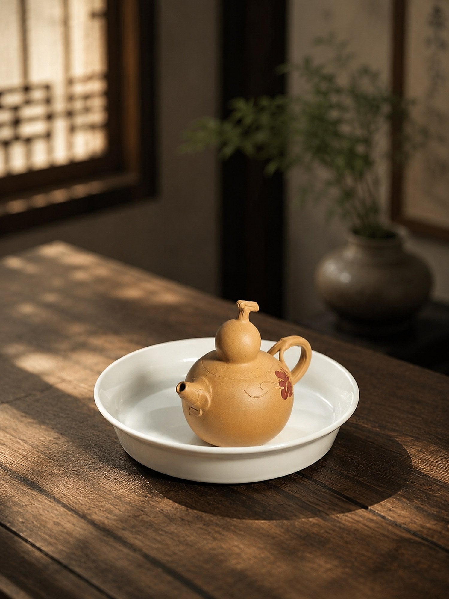 Product view 3 of 130ml Sculptural Form zisha teapot in Duanni Clay, No. 312