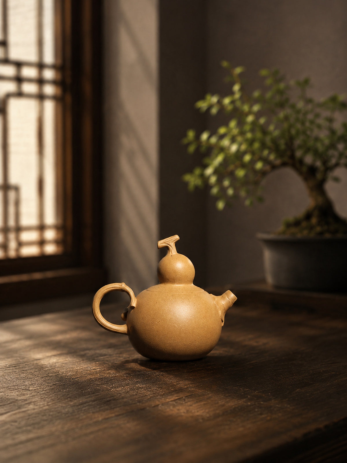 Product view 6 of 130ml Sculptural Form zisha teapot in Duanni Clay, No. 312