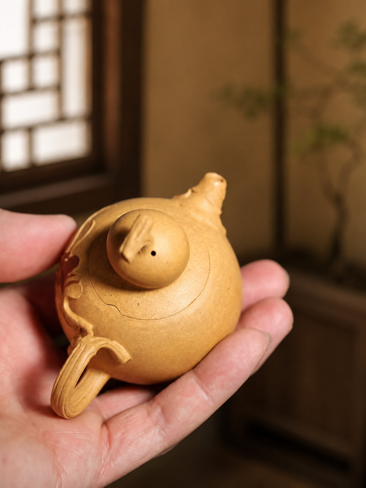 Product view 7 of 130ml Sculptural Form zisha teapot in Duanni Clay, No. 312