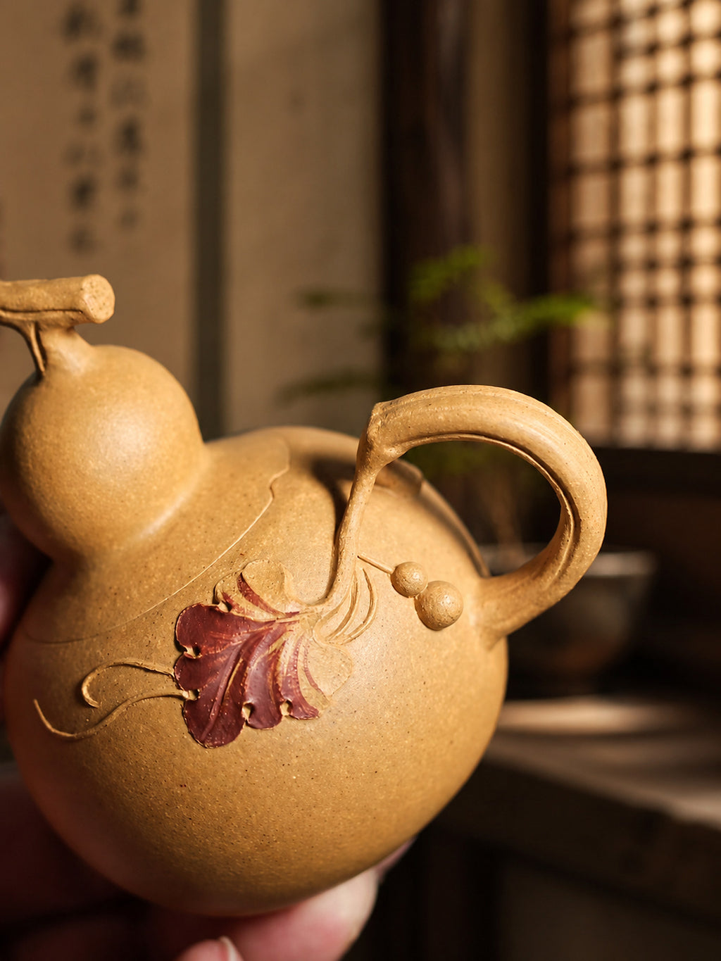 Product view 8 of 130ml Sculptural Form zisha teapot in Duanni Clay, No. 312