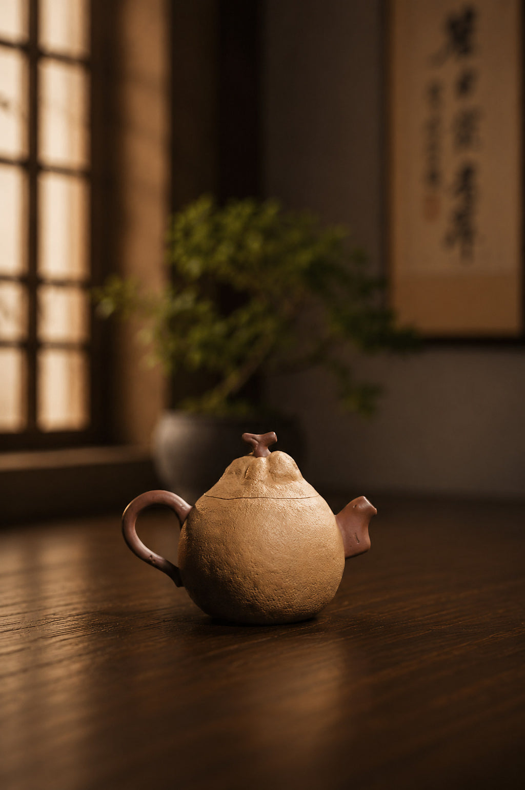Product view 1 of 150ml Sculptural Form zisha teapot in Duanni Clay, No. 314