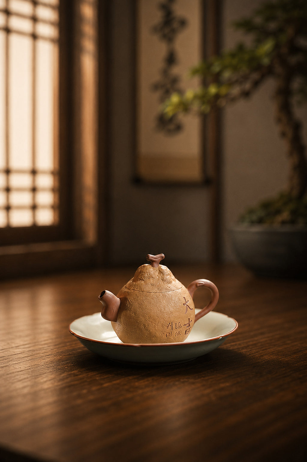 Product view 2 of 150ml Sculptural Form zisha teapot in Duanni Clay, No. 314