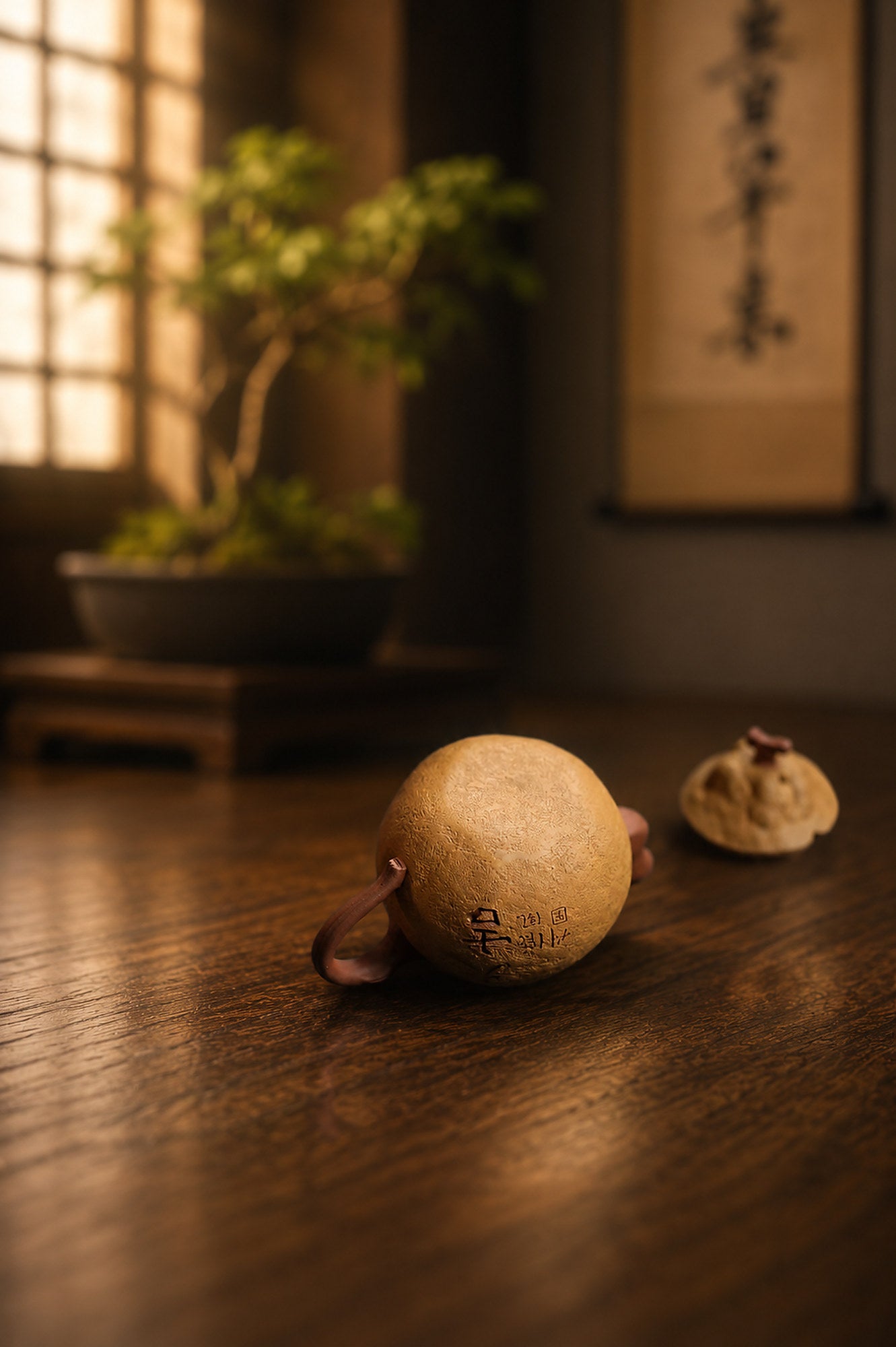 Product view 3 of 150ml Sculptural Form zisha teapot in Duanni Clay, No. 314