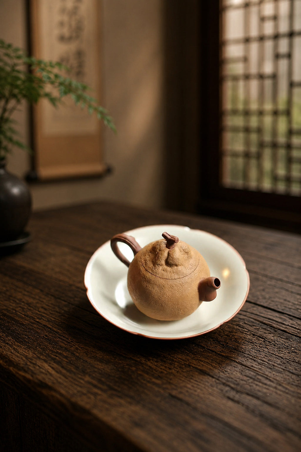 Product view 7 of 150ml Sculptural Form zisha teapot in Duanni Clay, No. 314