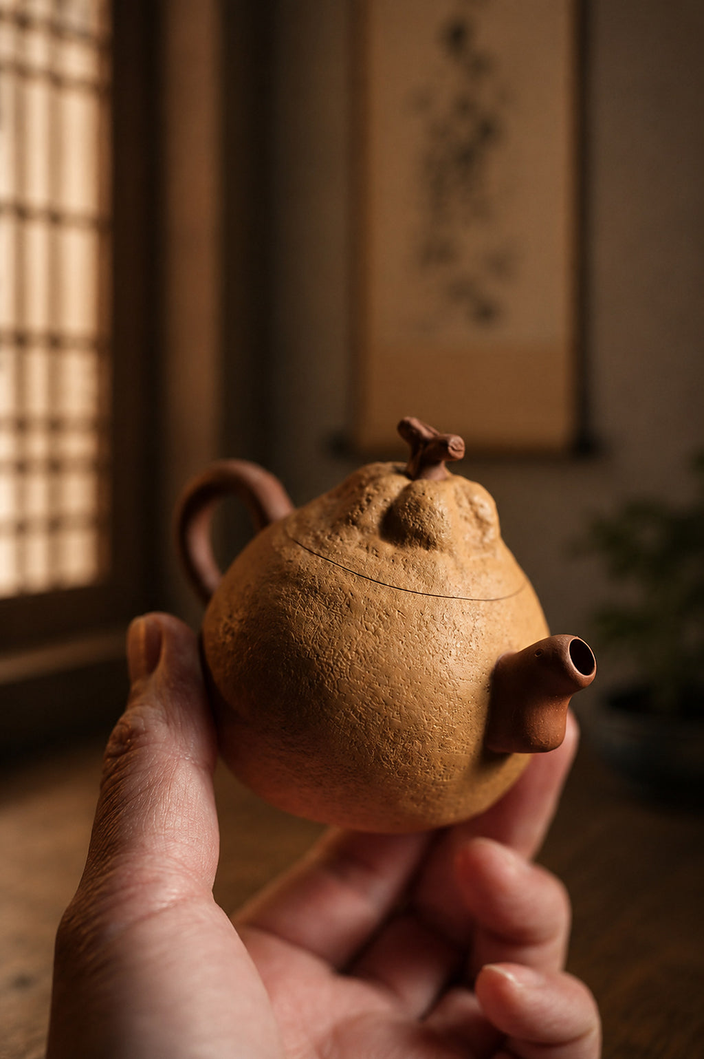 Product view 8 of 150ml Sculptural Form zisha teapot in Duanni Clay, No. 314