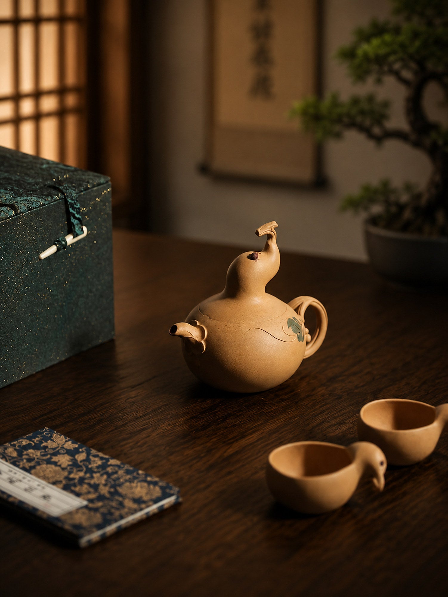 Product view 2 of 240ml Sculptural Form zisha teapot in Duanni Clay, No. 315