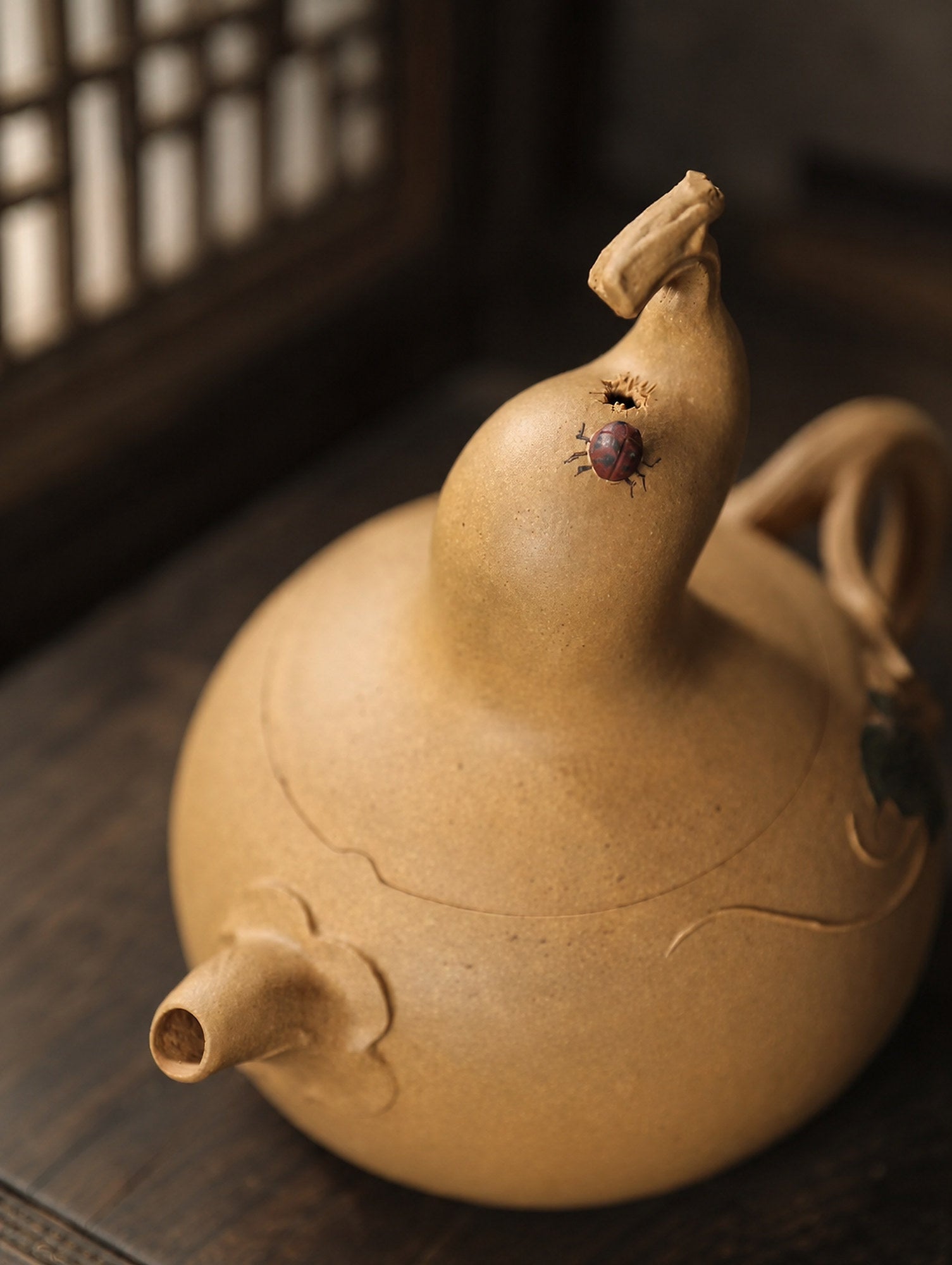 Product view 5 of 240ml Sculptural Form zisha teapot in Duanni Clay, No. 315