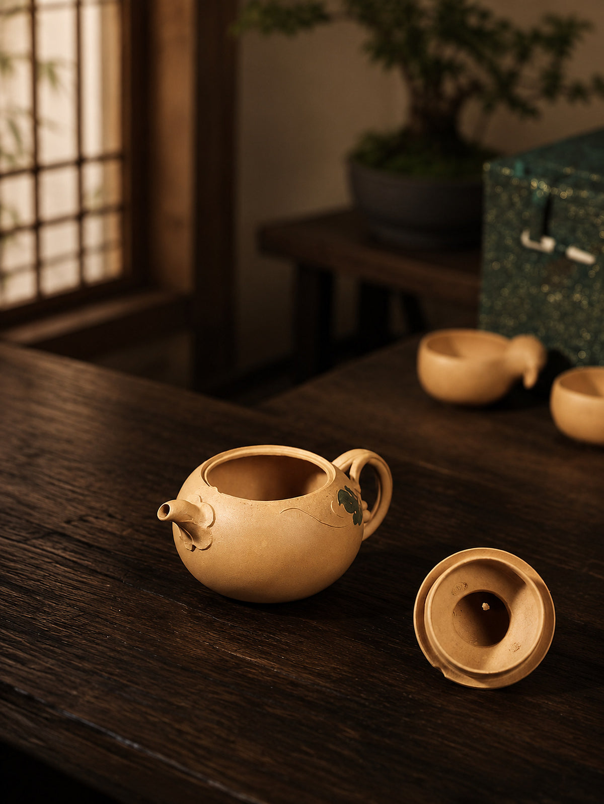 Product view 8 of 240ml Sculptural Form zisha teapot in Duanni Clay, No. 315