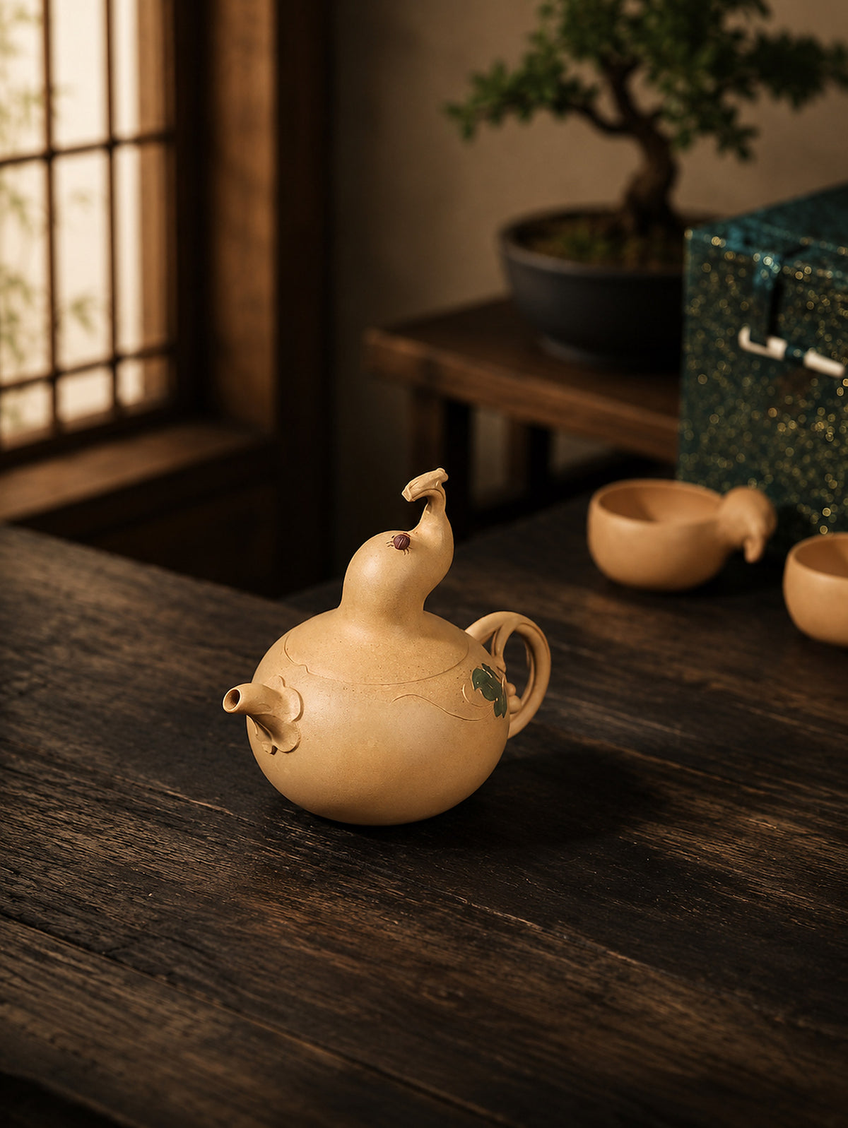 Product view 9 of 240ml Sculptural Form zisha teapot in Duanni Clay, No. 315