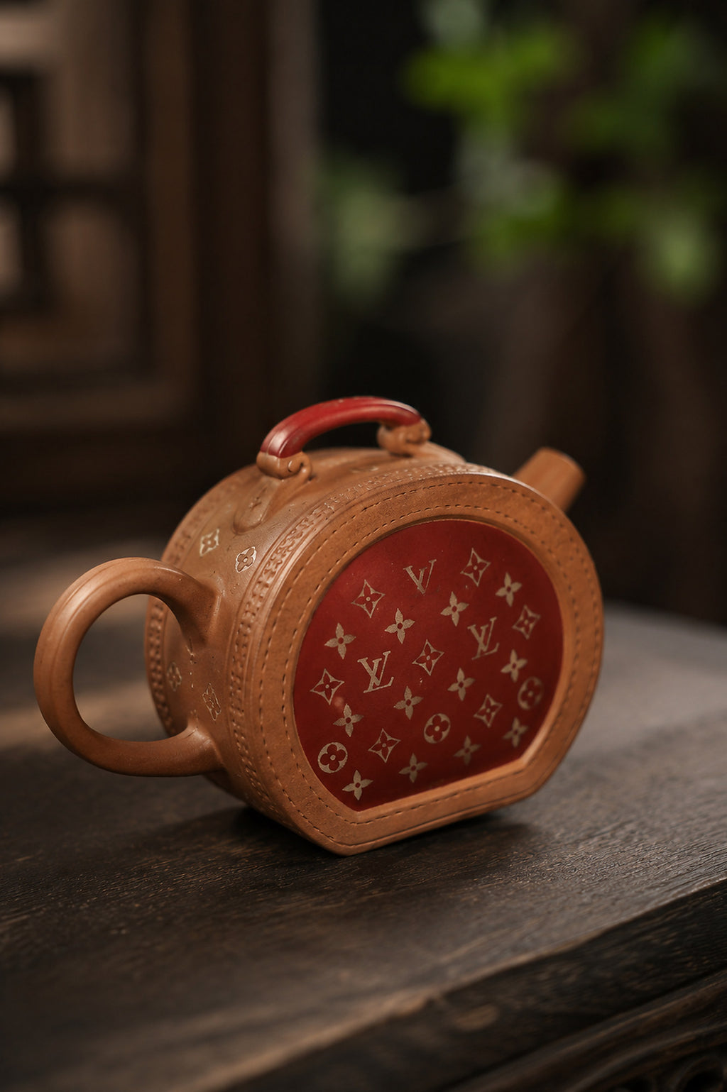 Product view 8 of 150ml Sculptural Form zisha teapot in Duanni Clay, No. 321