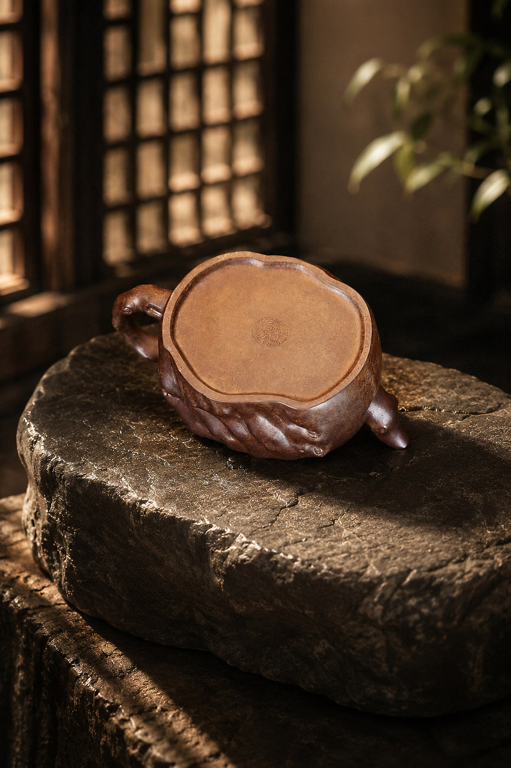 Product view 2 of 140ml Sculptural Form zisha teapot in Duanni Clay, No. 383