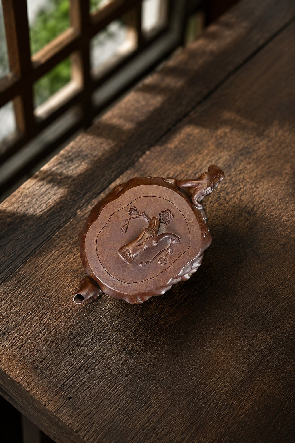Product view 6 of 140ml Sculptural Form zisha teapot in Duanni Clay, No. 383