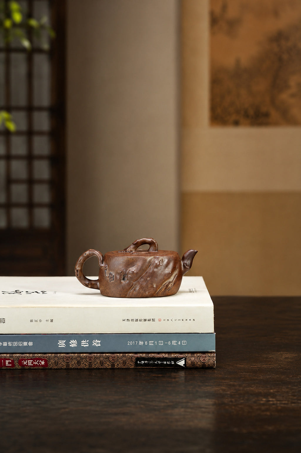 Product view 7 of 140ml Sculptural Form zisha teapot in Duanni Clay, No. 383