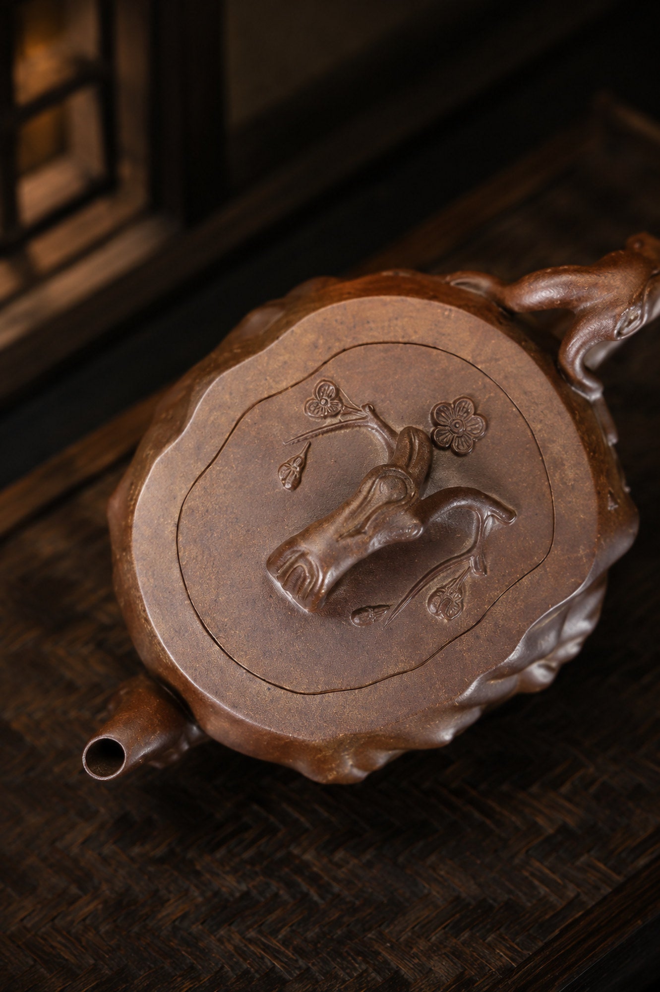 Product view 8 of 140ml Sculptural Form zisha teapot in Duanni Clay, No. 383