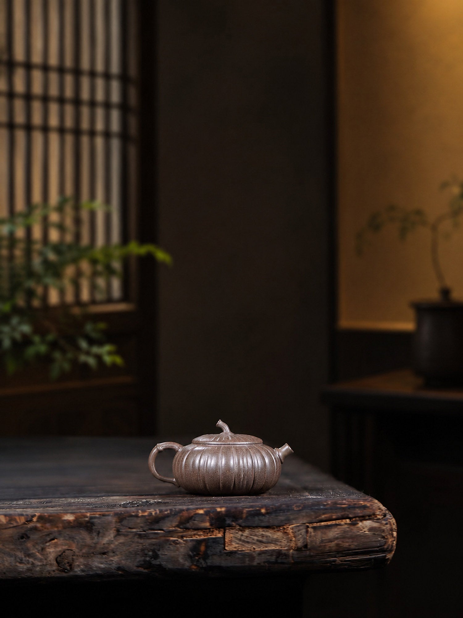 Product view 1 of 90ml Sculptural Form zisha teapot in Duanni Clay, No. 395