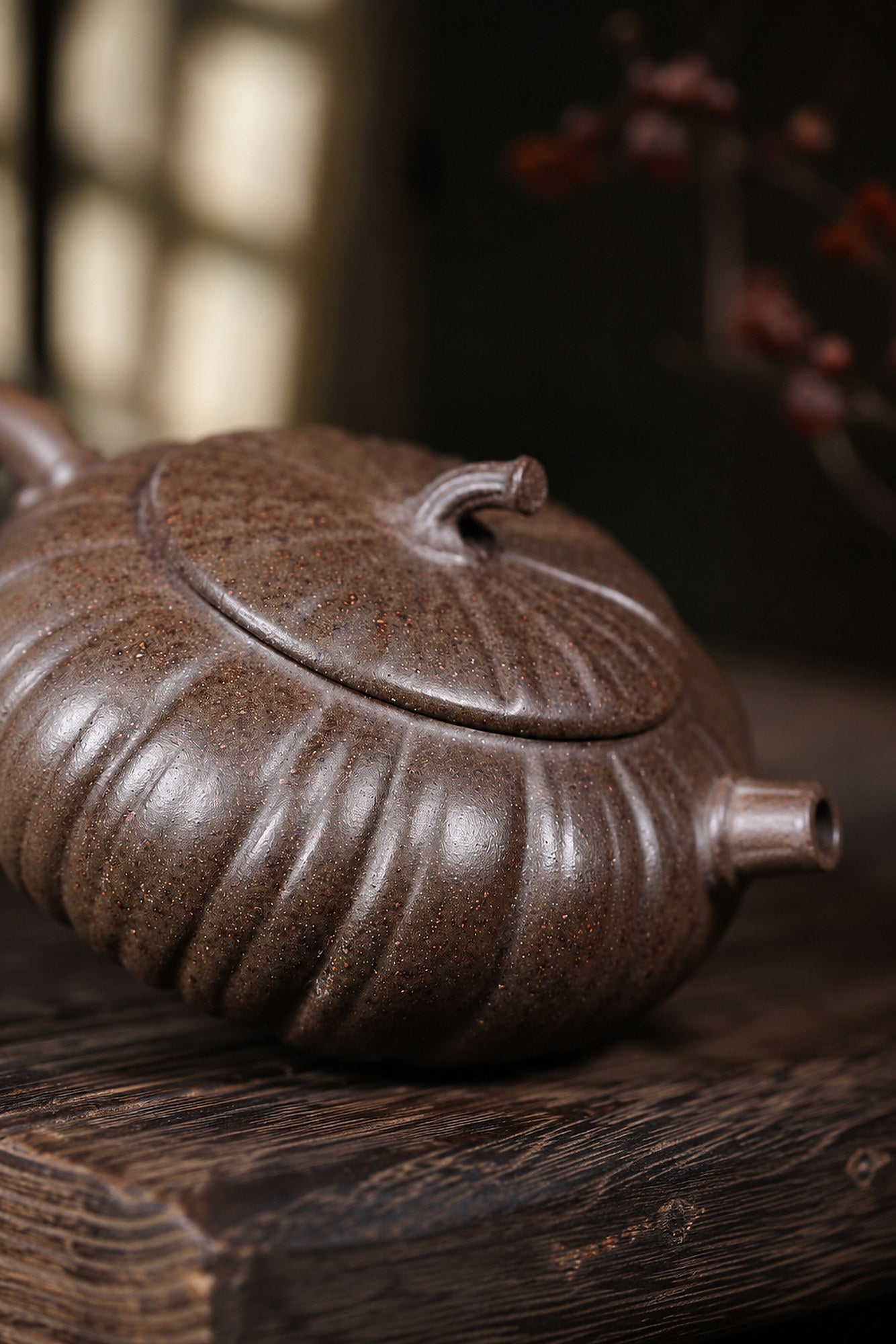 Product view 2 of 90ml Sculptural Form zisha teapot in Duanni Clay, No. 395