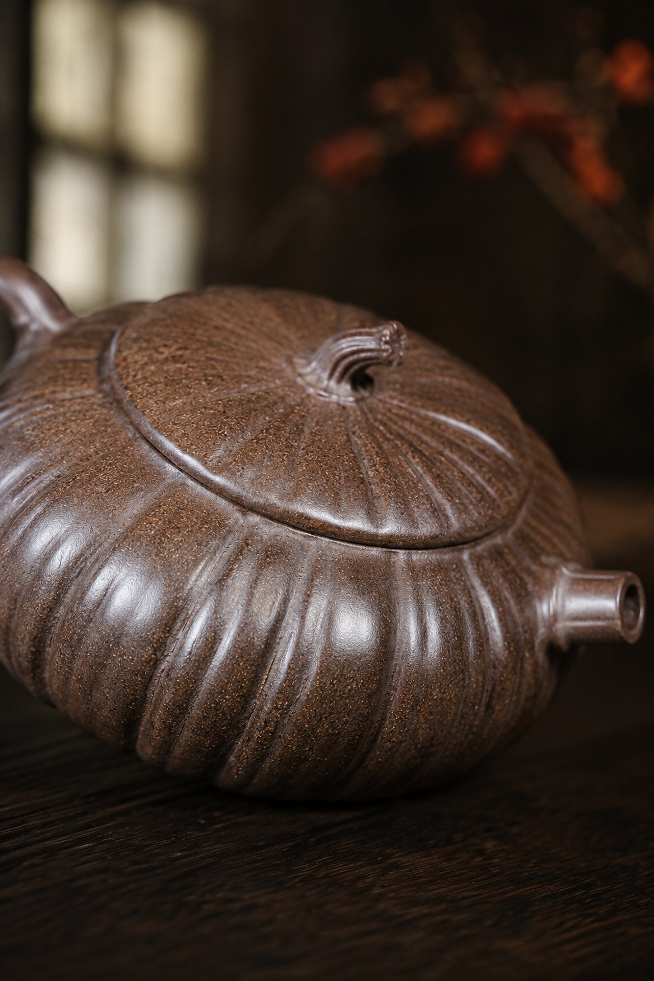 Product view 3 of 90ml Sculptural Form zisha teapot in Duanni Clay, No. 395