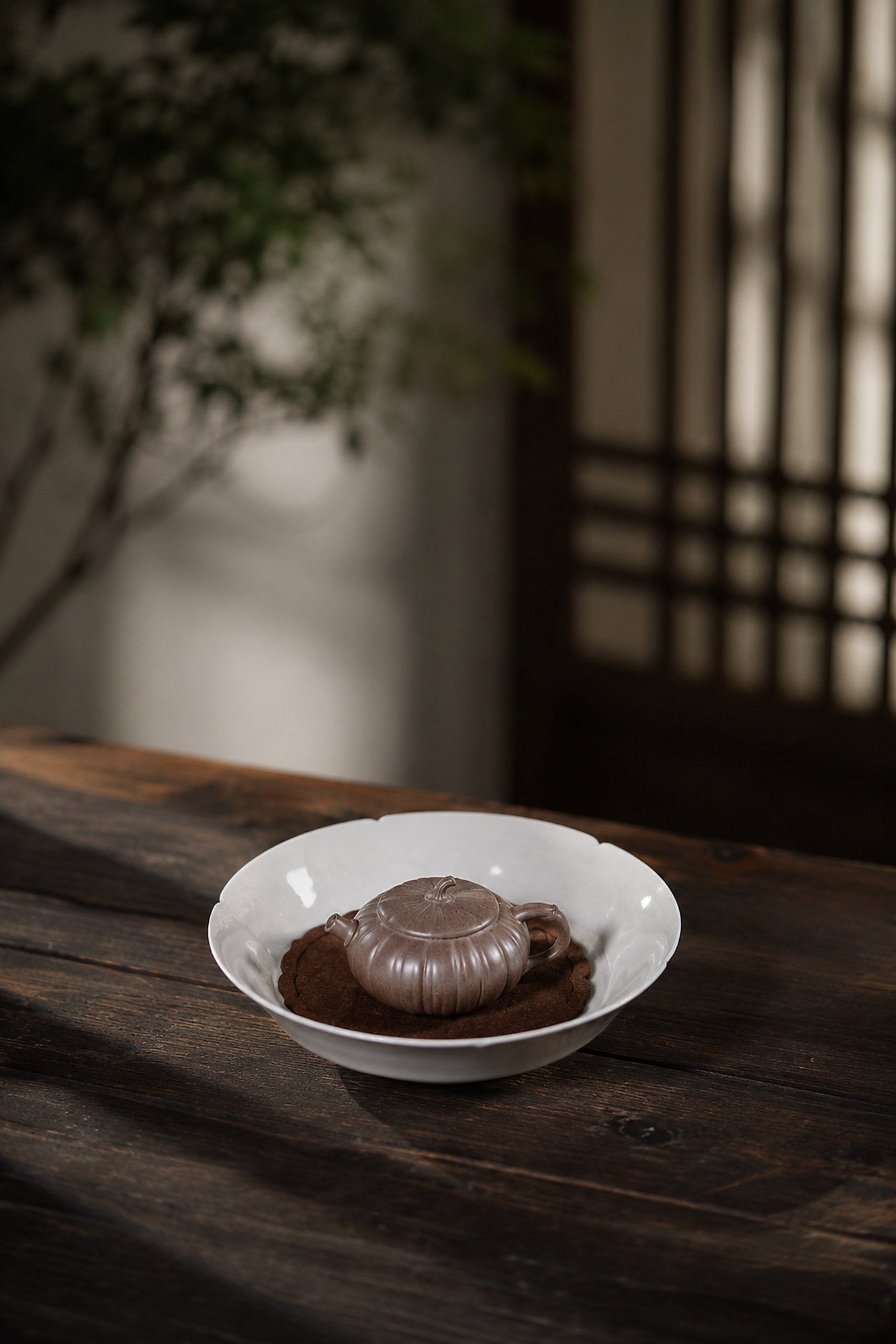 Product view 4 of 90ml Sculptural Form zisha teapot in Duanni Clay, No. 395