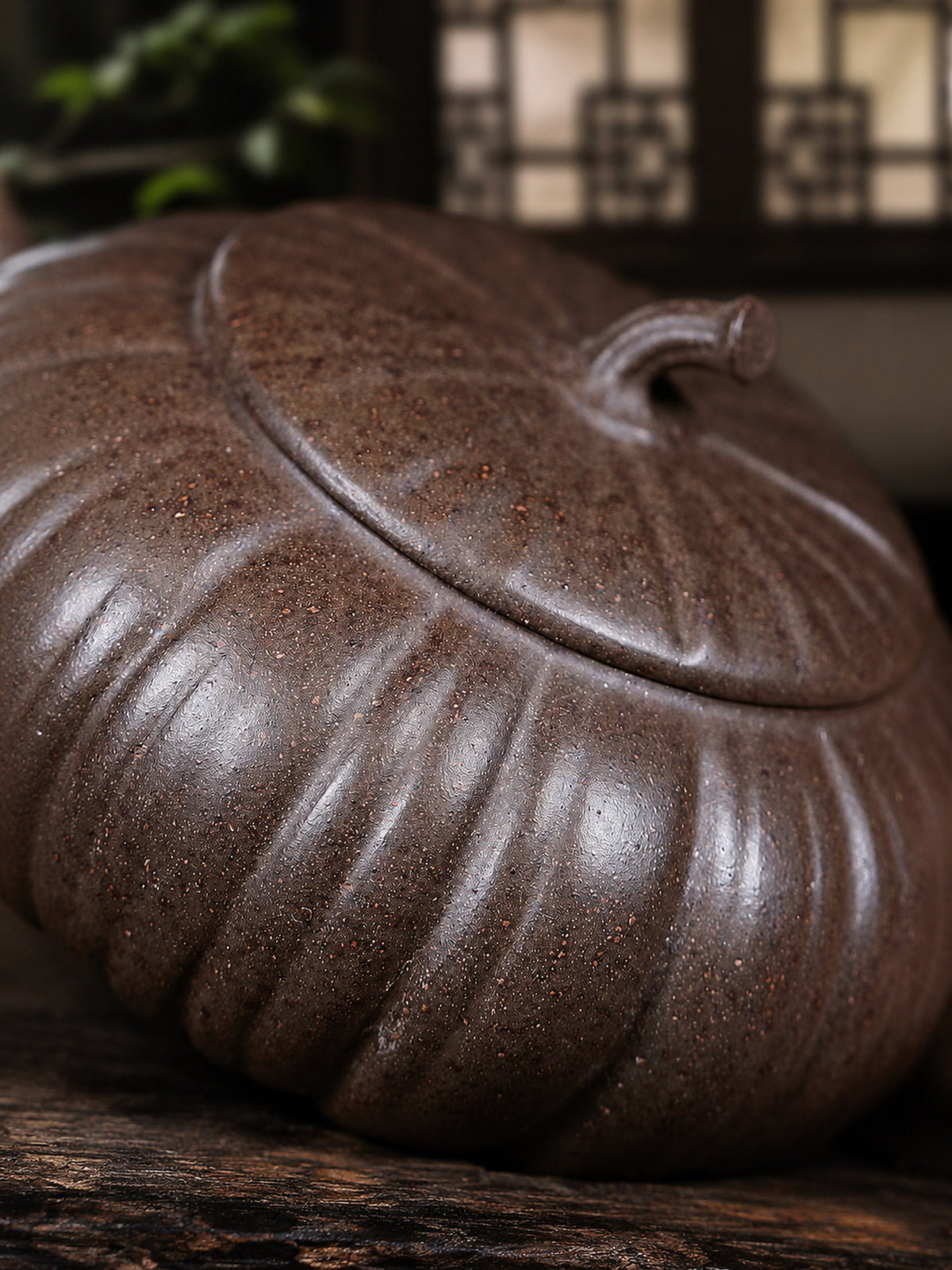 Product view 6 of 90ml Sculptural Form zisha teapot in Duanni Clay, No. 395