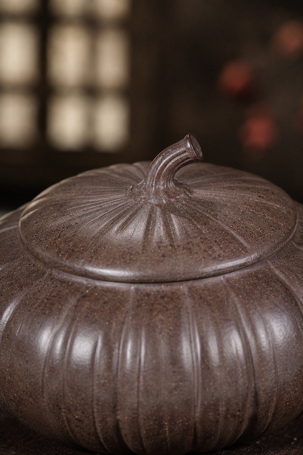 Product view 8 of 90ml Sculptural Form zisha teapot in Duanni Clay, No. 395