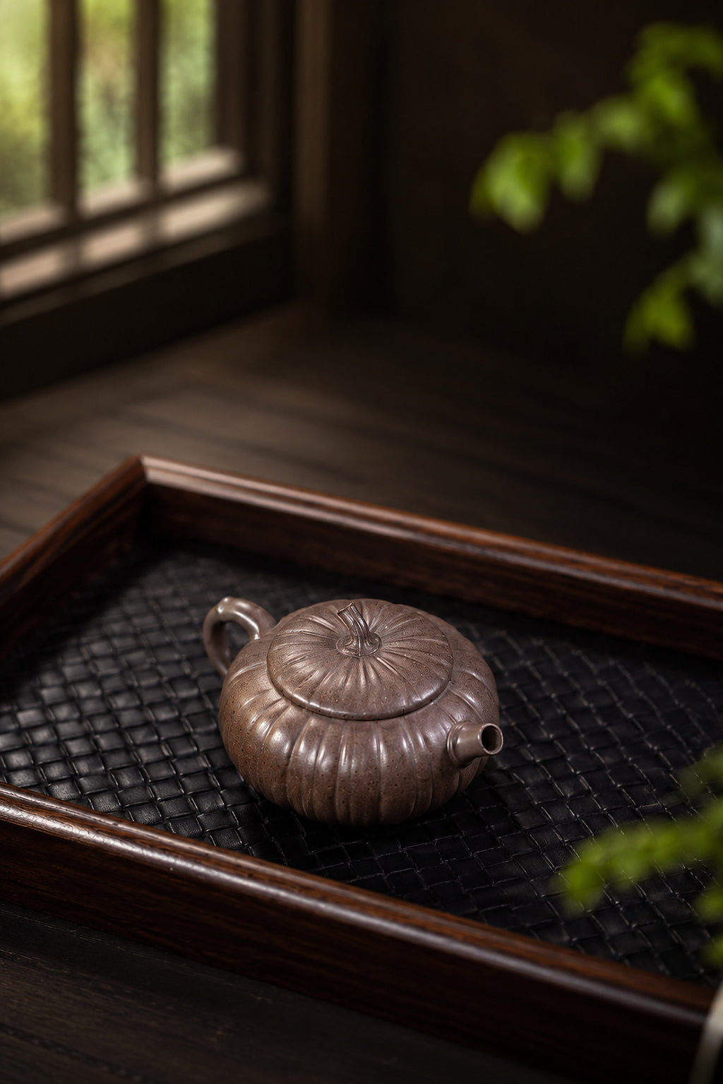 Product view 9 of 90ml Sculptural Form zisha teapot in Duanni Clay, No. 395