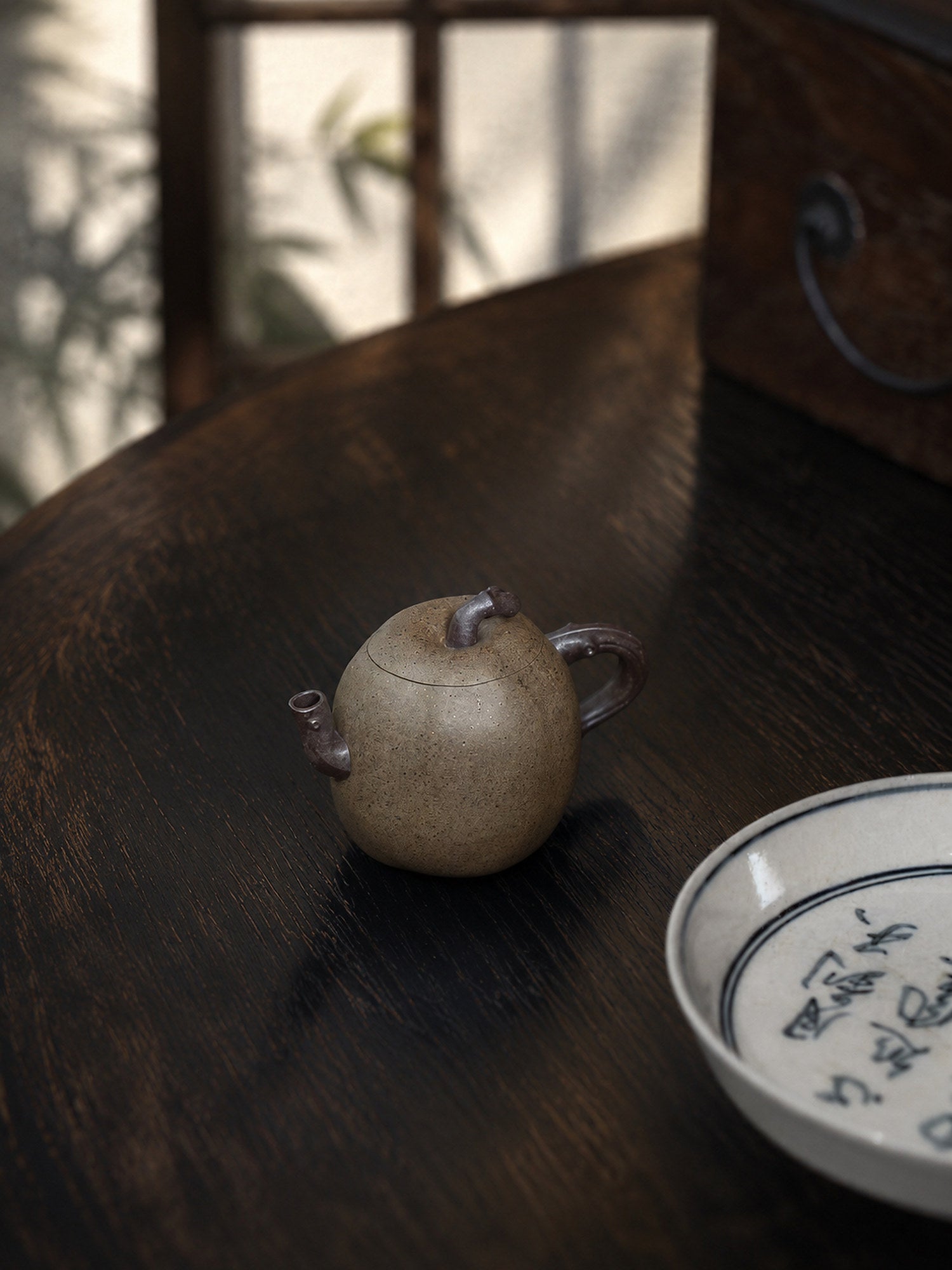 Product view 4 of 80ml Sculptural Form zisha teapot in Duanni Clay, No. 412