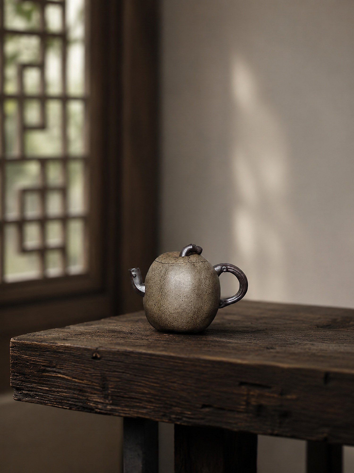 Product view 6 of 80ml Sculptural Form zisha teapot in Duanni Clay, No. 412
