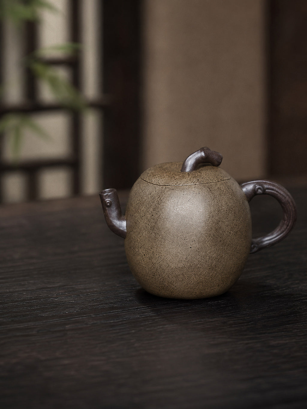 Product view 8 of 80ml Sculptural Form zisha teapot in Duanni Clay, No. 412