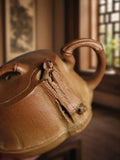 Product view 1 of 80ml Sculptural Form zisha teapot in Golden Duanni Clay, No. 298