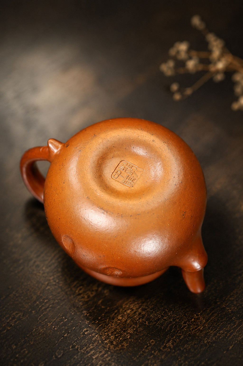 Product view 5 of 130ml Sculptural Form zisha teapot in Golden Duanni Clay, No. 449