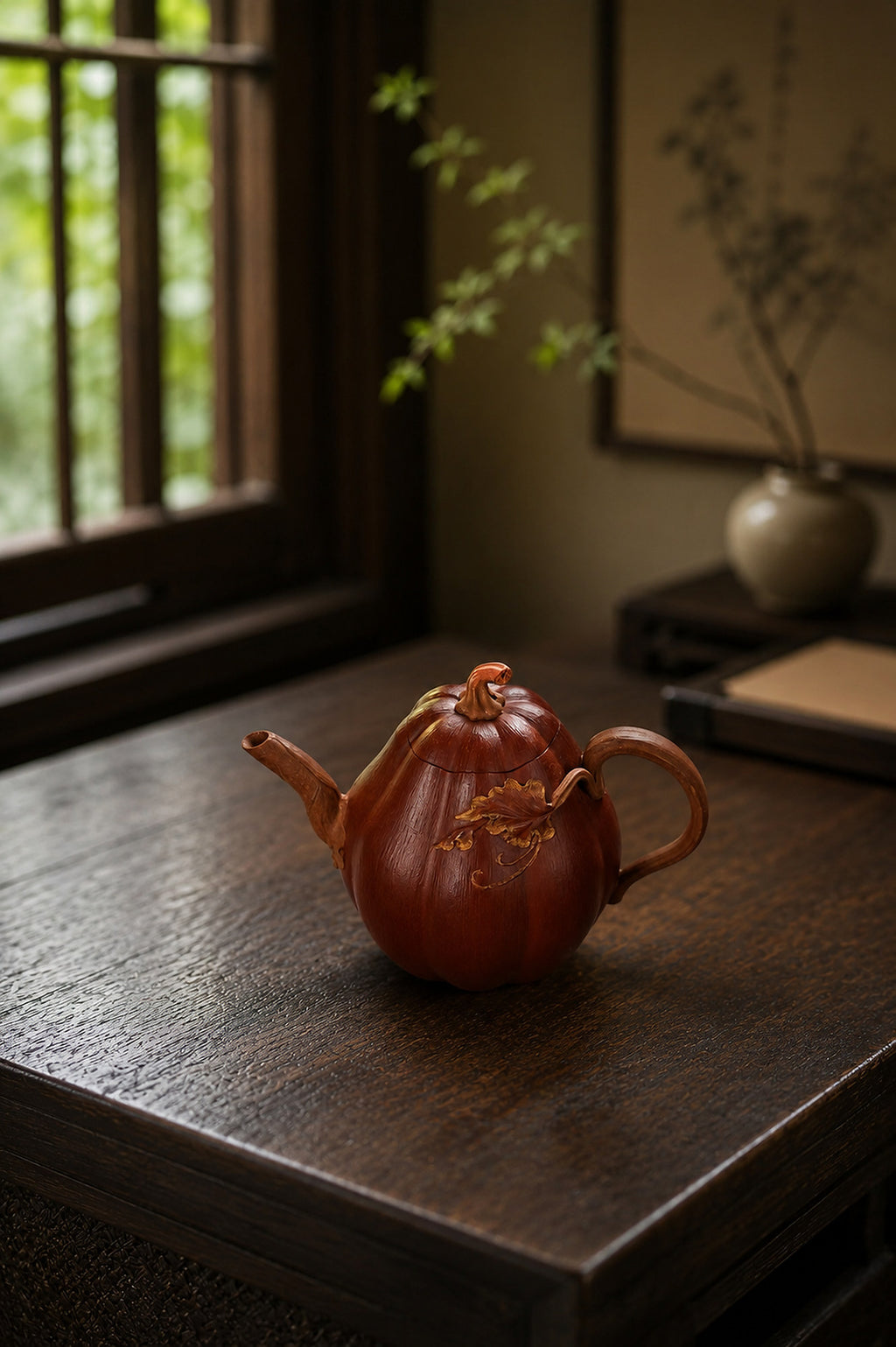 Product view 2 of 180ml Sculptural Form zisha teapot in Jiangponi Clay, No. 274