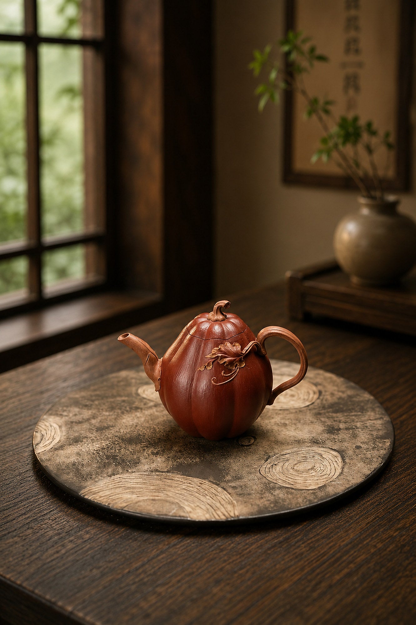 Product view 3 of 180ml Sculptural Form zisha teapot in Jiangponi Clay, No. 274