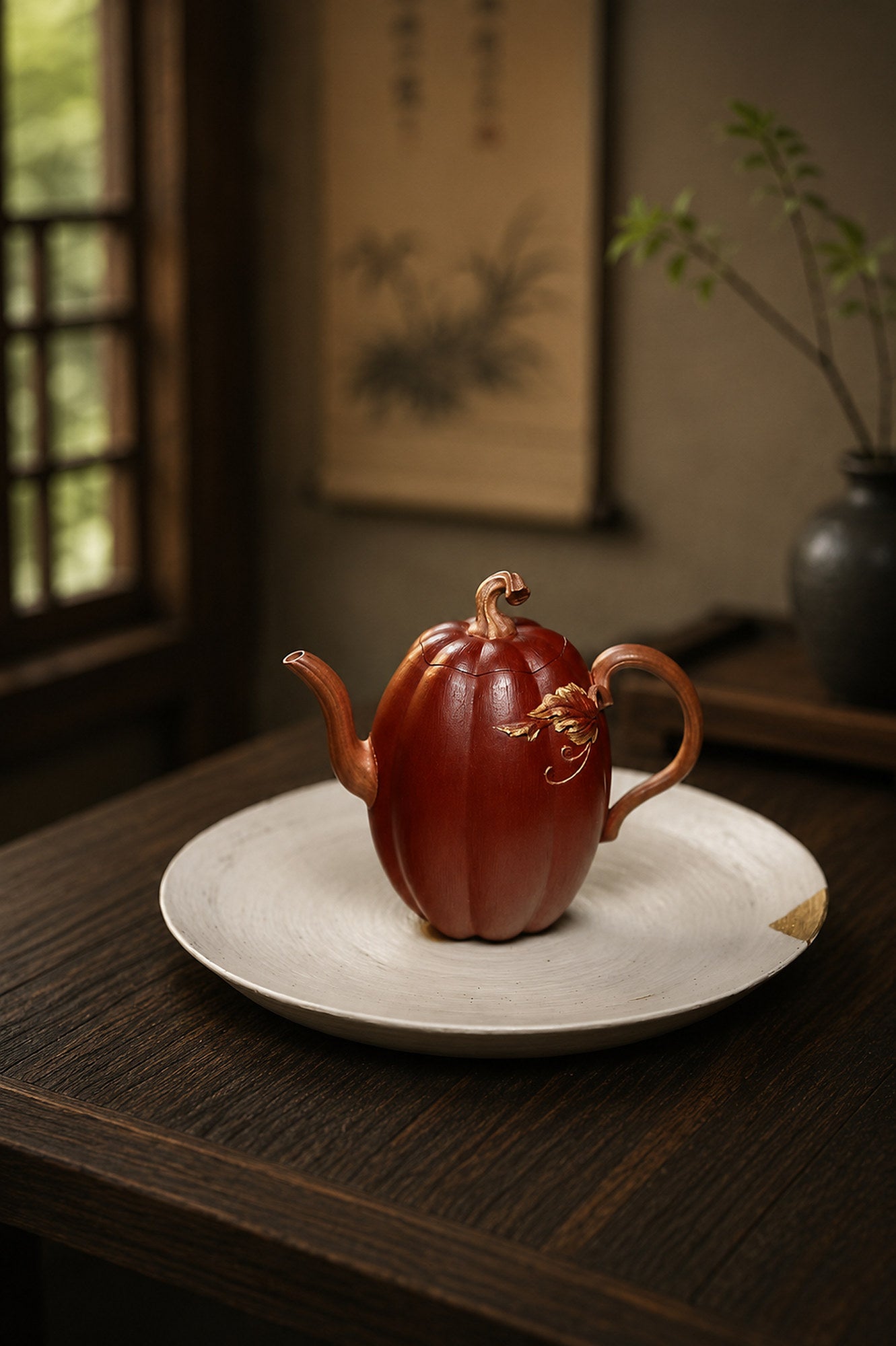 Product view 2 of 208ml Sculptural Form zisha teapot in Jiangponi Clay, No. 276