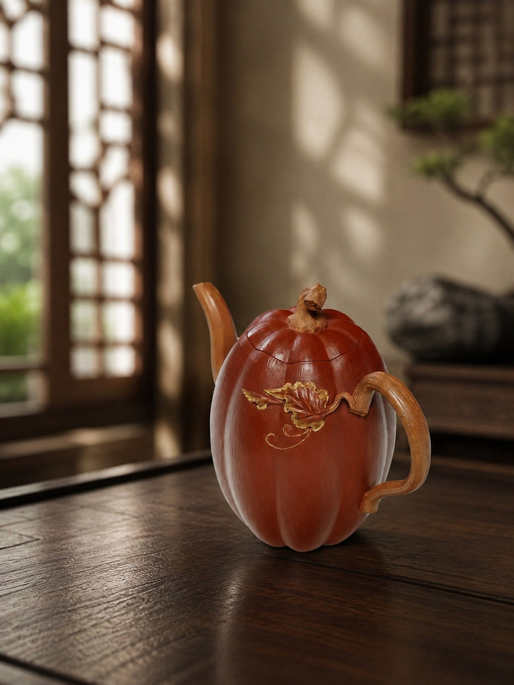 Product view 8 of 208ml Sculptural Form zisha teapot in Jiangponi Clay, No. 276