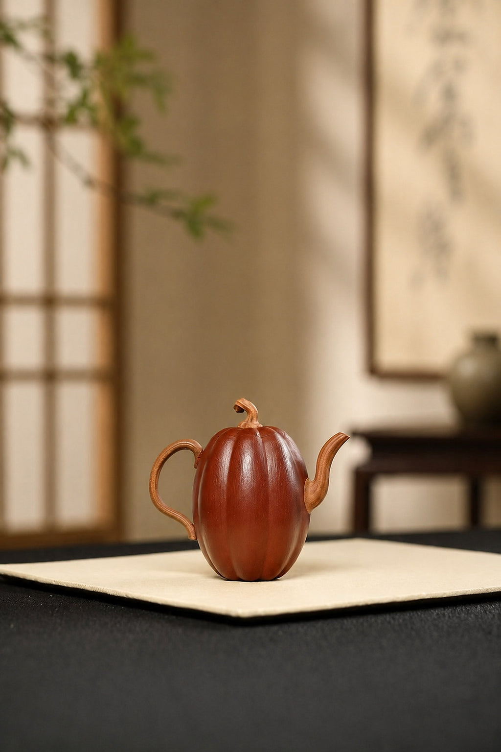 Product view 9 of 208ml Sculptural Form zisha teapot in Jiangponi Clay, No. 276