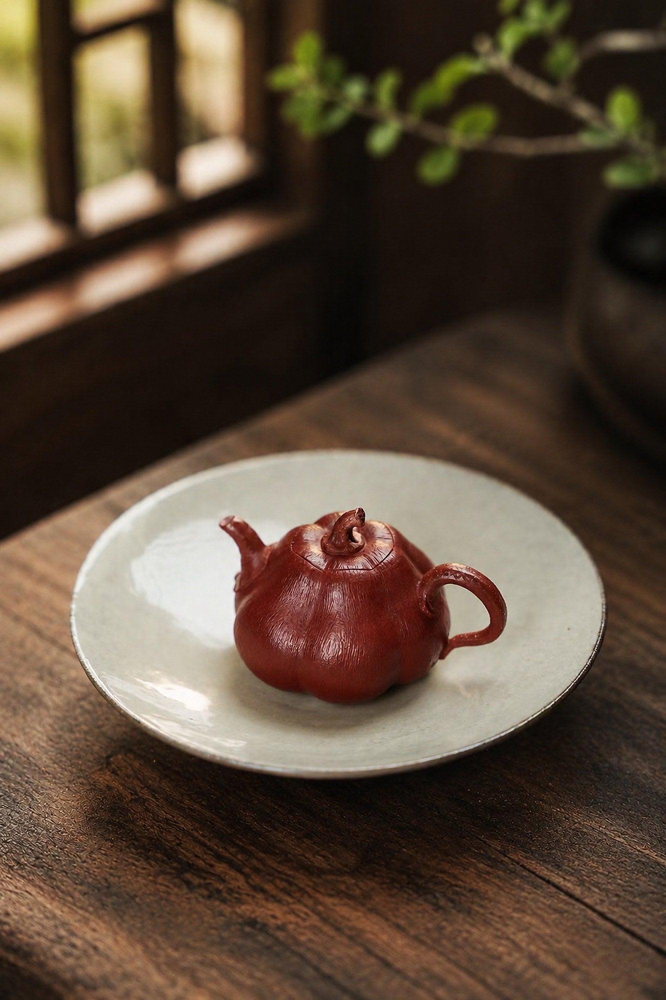 Product view 2 of 75ml Sculptural Form zisha teapot in Jiangponi Clay, No. 280