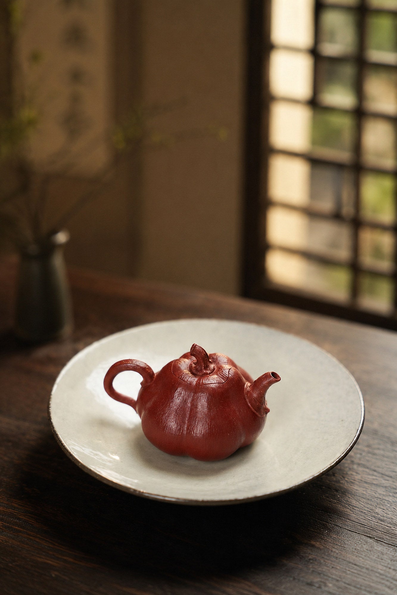 Product view 5 of 75ml Sculptural Form zisha teapot in Jiangponi Clay, No. 280