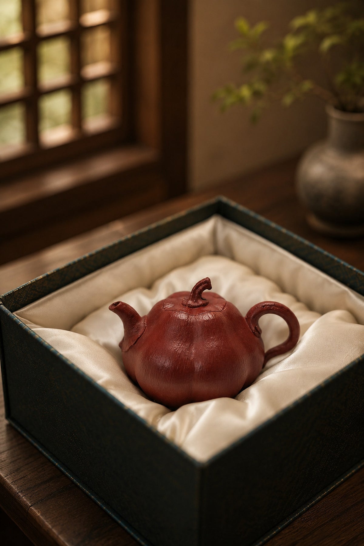 Product view 7 of 75ml Sculptural Form zisha teapot in Jiangponi Clay, No. 280