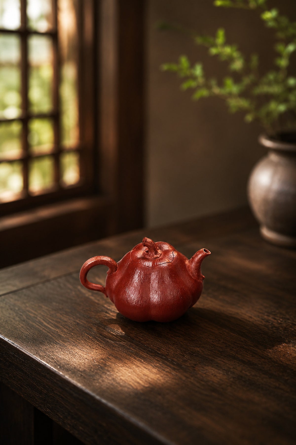 Product view 9 of 75ml Sculptural Form zisha teapot in Jiangponi Clay, No. 280
