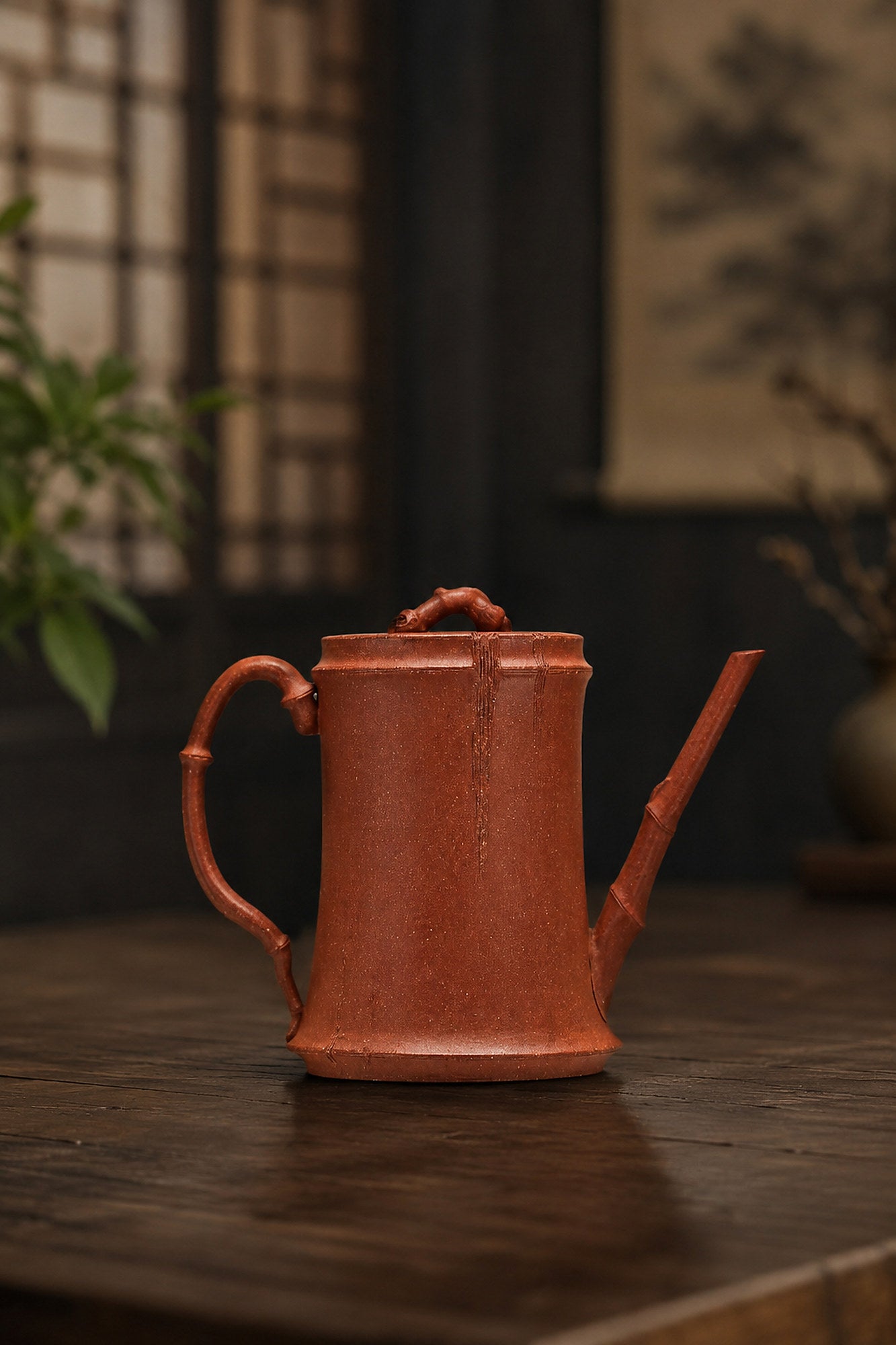 Product view 1 of 130ml Sculptural Form zisha teapot in Jiangponi Clay, No. 285