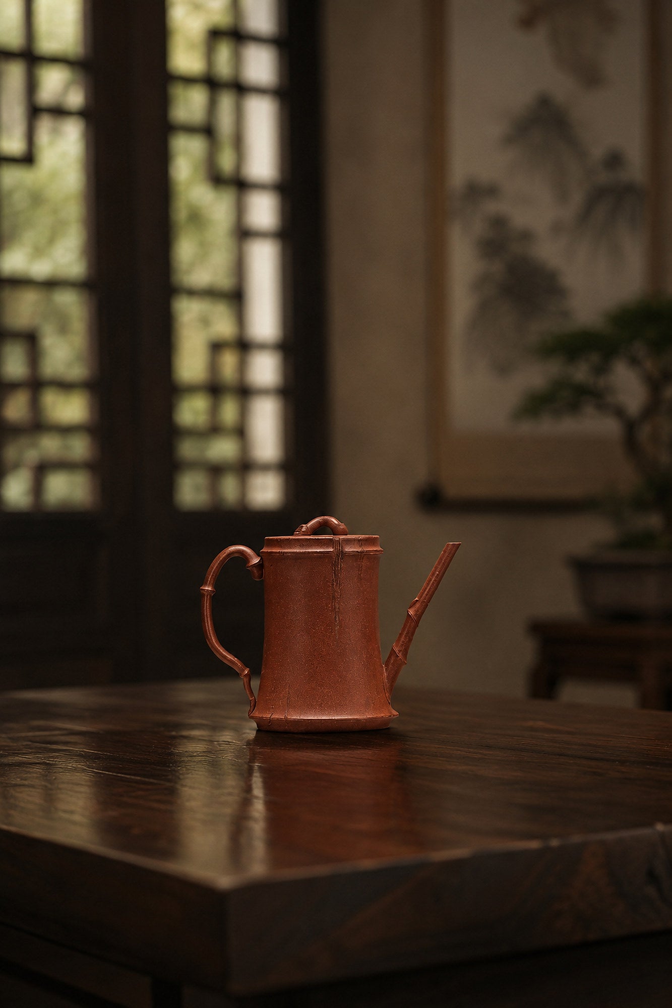 Product view 2 of 130ml Sculptural Form zisha teapot in Jiangponi Clay, No. 285