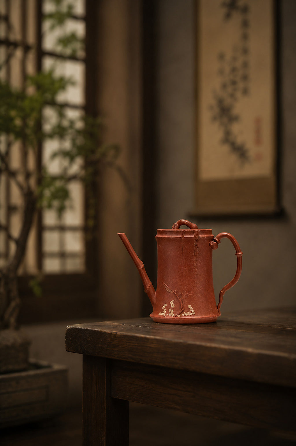 Product view 3 of 130ml Sculptural Form zisha teapot in Jiangponi Clay, No. 285